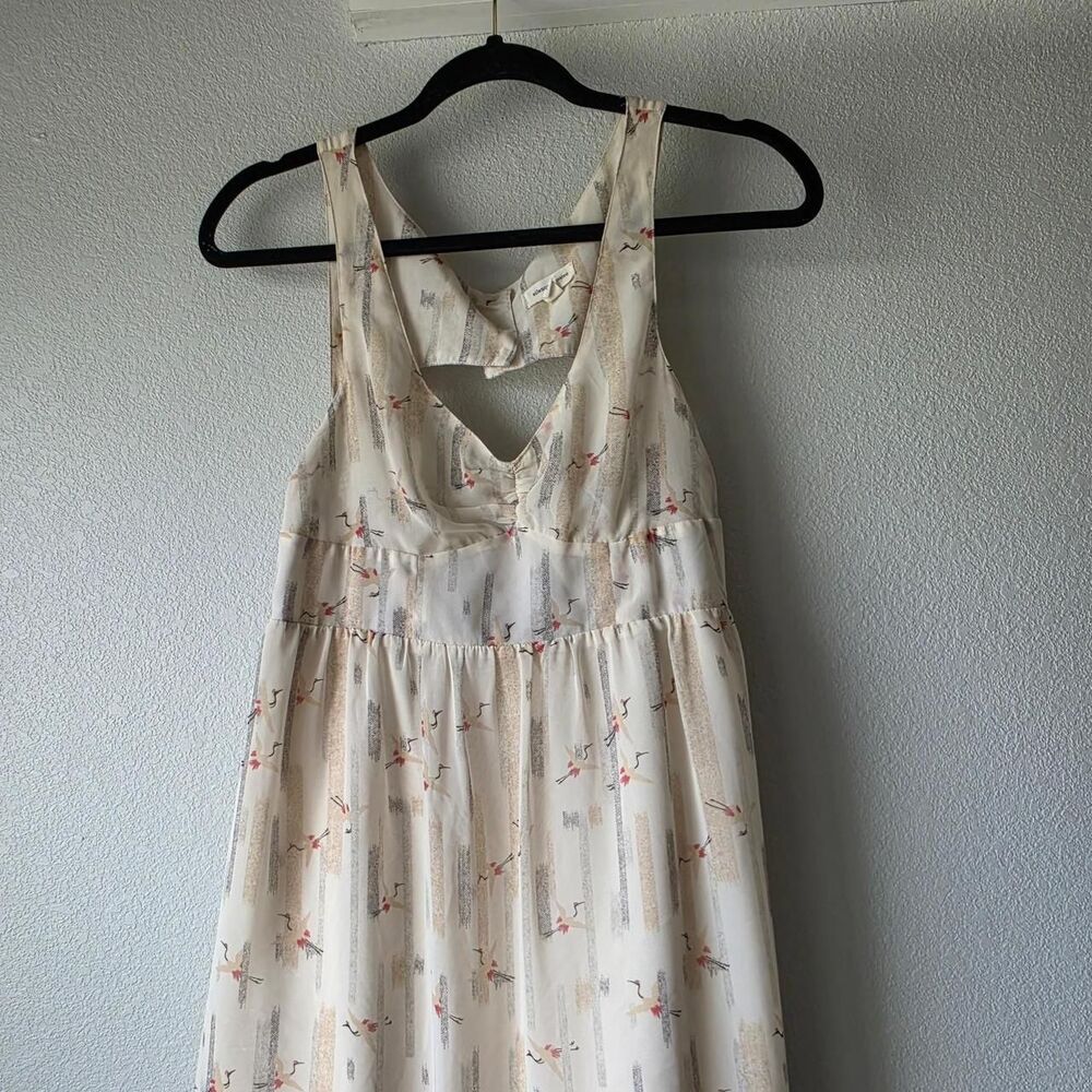 Silence-noise Women's Cream and White Dress